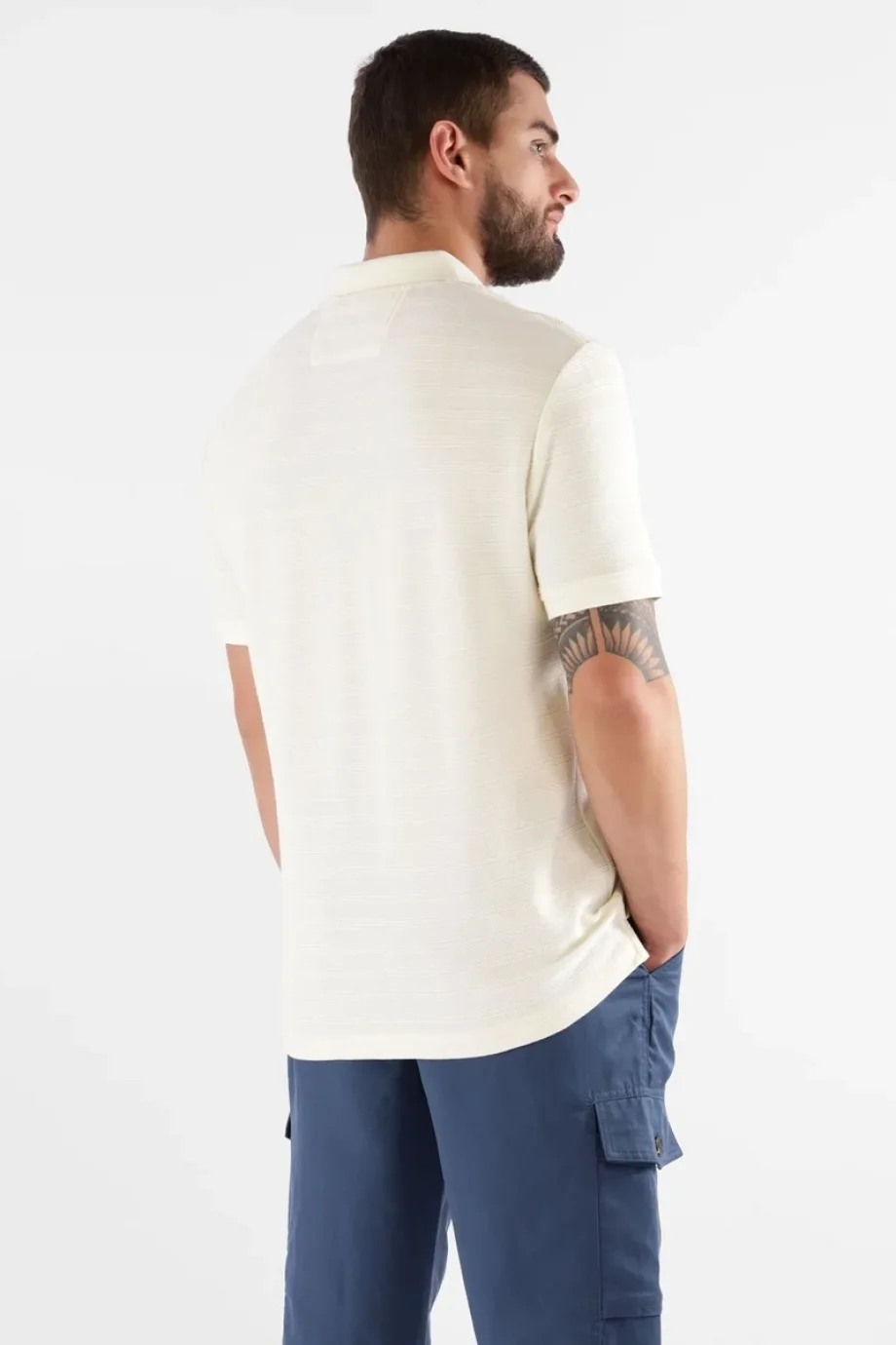 Guess Designed Erkek Beyaz Regular Fit Polo T-Shirt M5YP01KCXZ1-G047