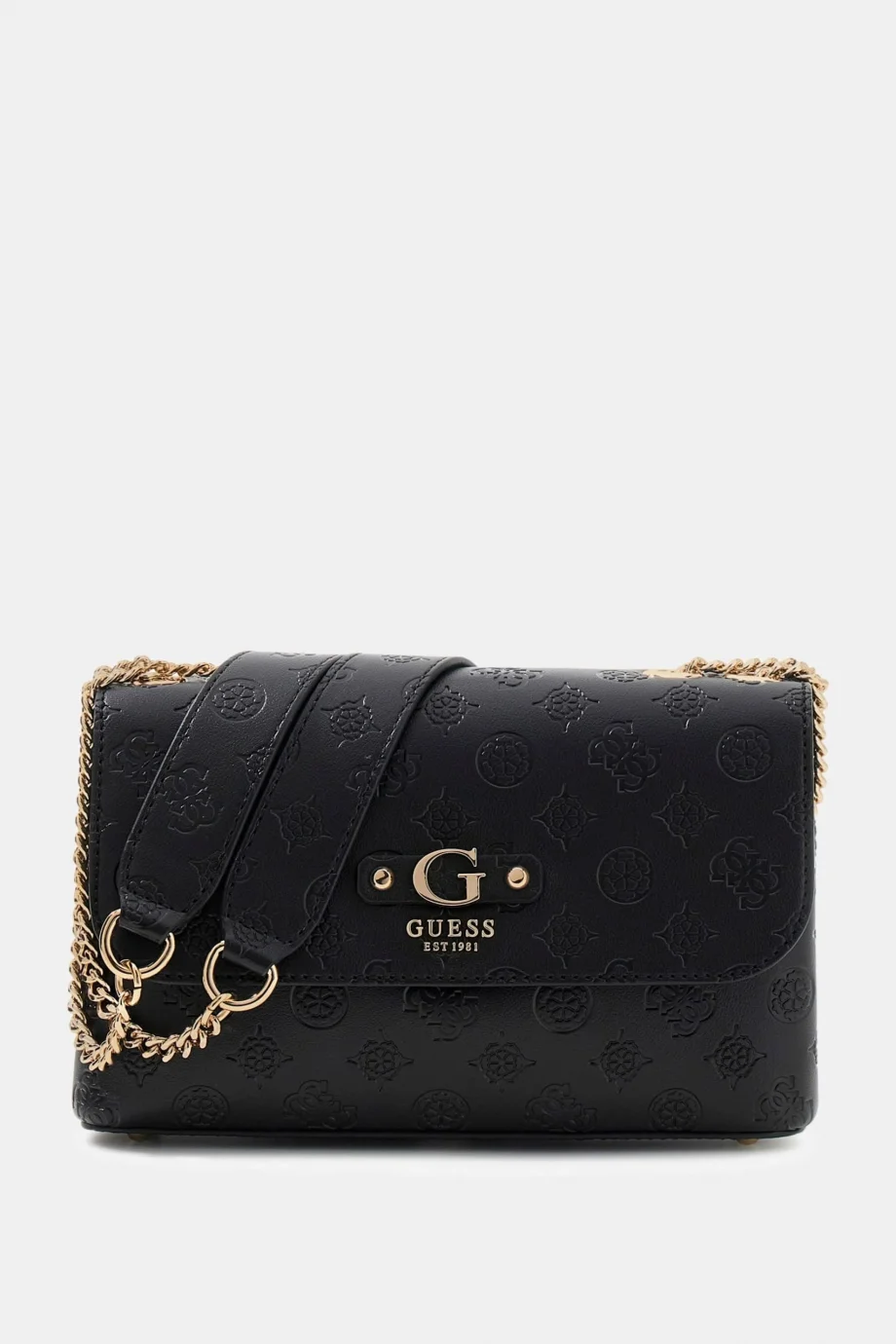 Guess Dita Dönüştürülebilir Çapraz Askılı Kadın Siyah El Çantası HWPD7602210-BLO