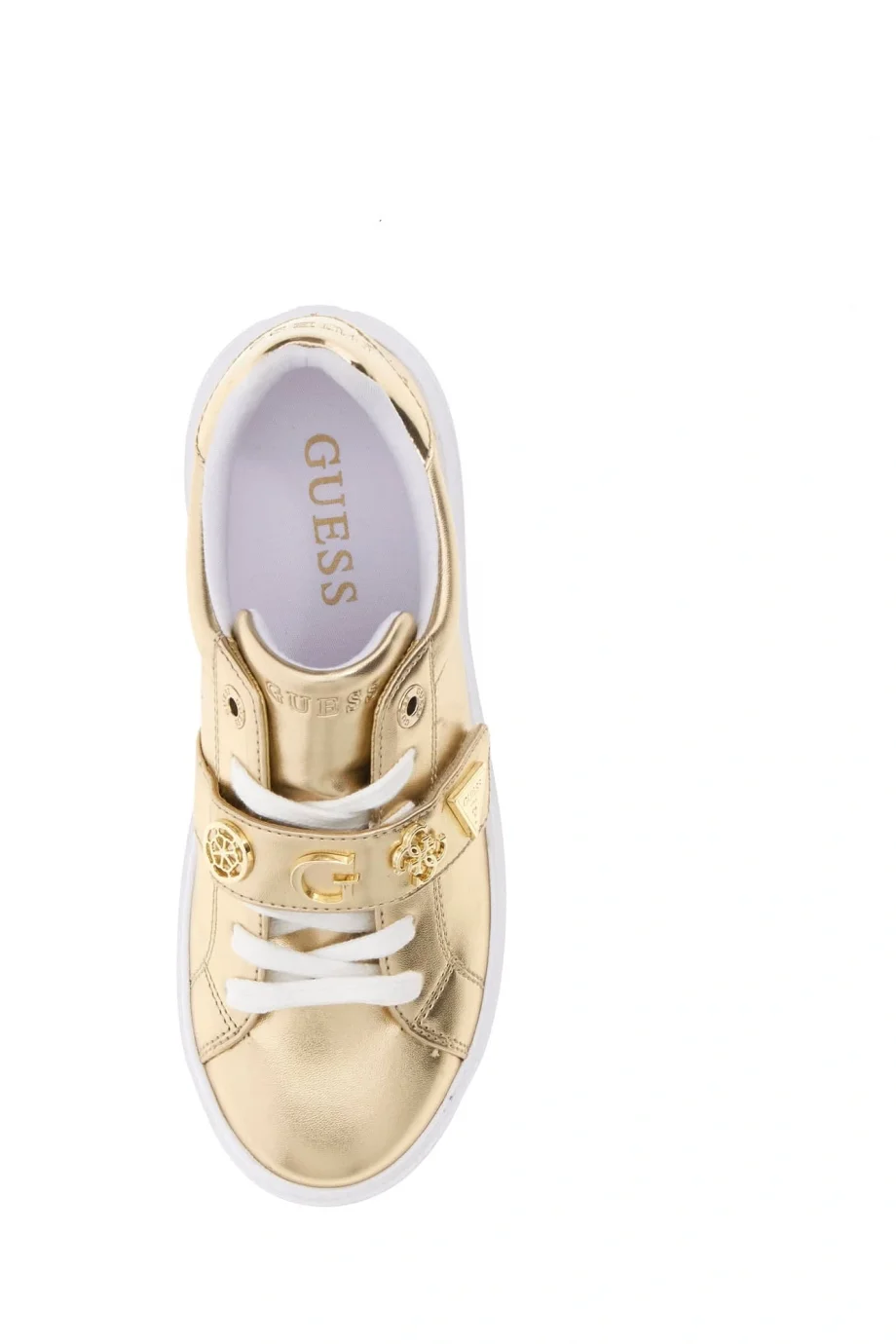 Guess Drift Kadın Sarı Sneaker FLTDRILEL12-PLATI