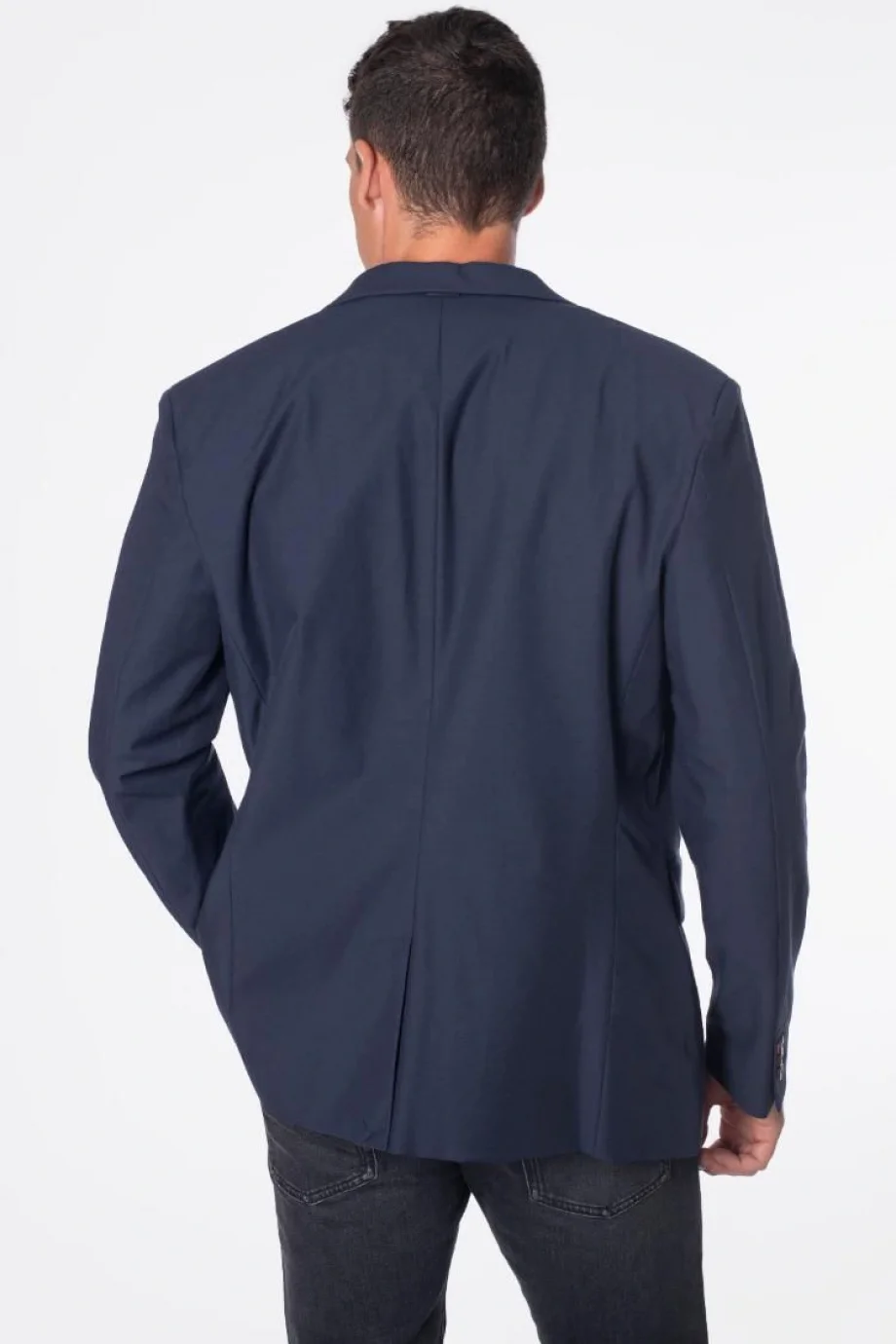 Guess Eaton Erkek Lacivert Tek Düğmeli Blazer M4YN00WG9Z2-G7V2