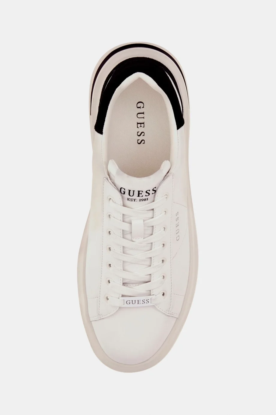 Guess Elba Erkek Siyah Sneaker FMFLBALEA12-WHIBK