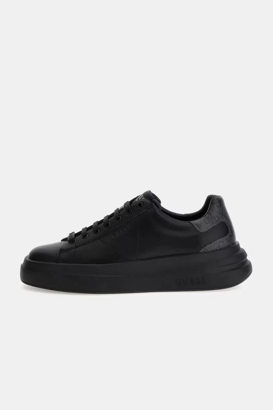 Guess Elba Erkek Siyah Deri Sneaker FMPVIBLEA12-BLACK