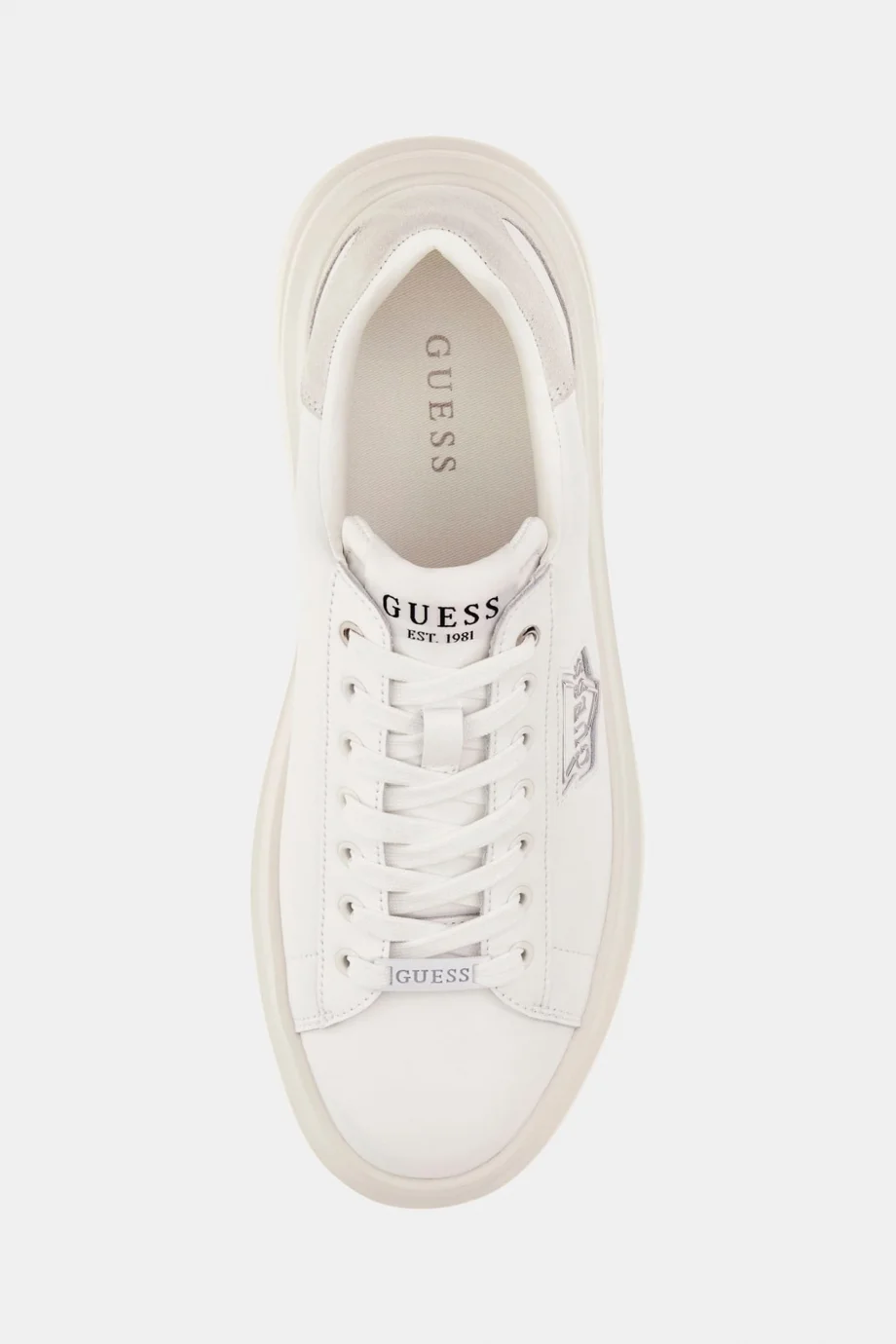 Guess Elban Erkek Beyaz Sneaker FMFBANLEL12-WHITE