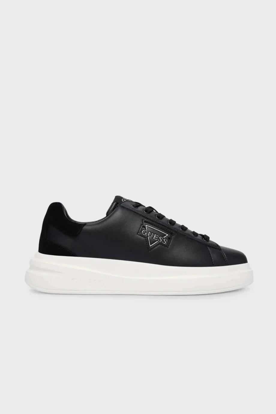 Guess Elban Erkek Siyah Deri Sneaker FMFBANLEL12-BLACK