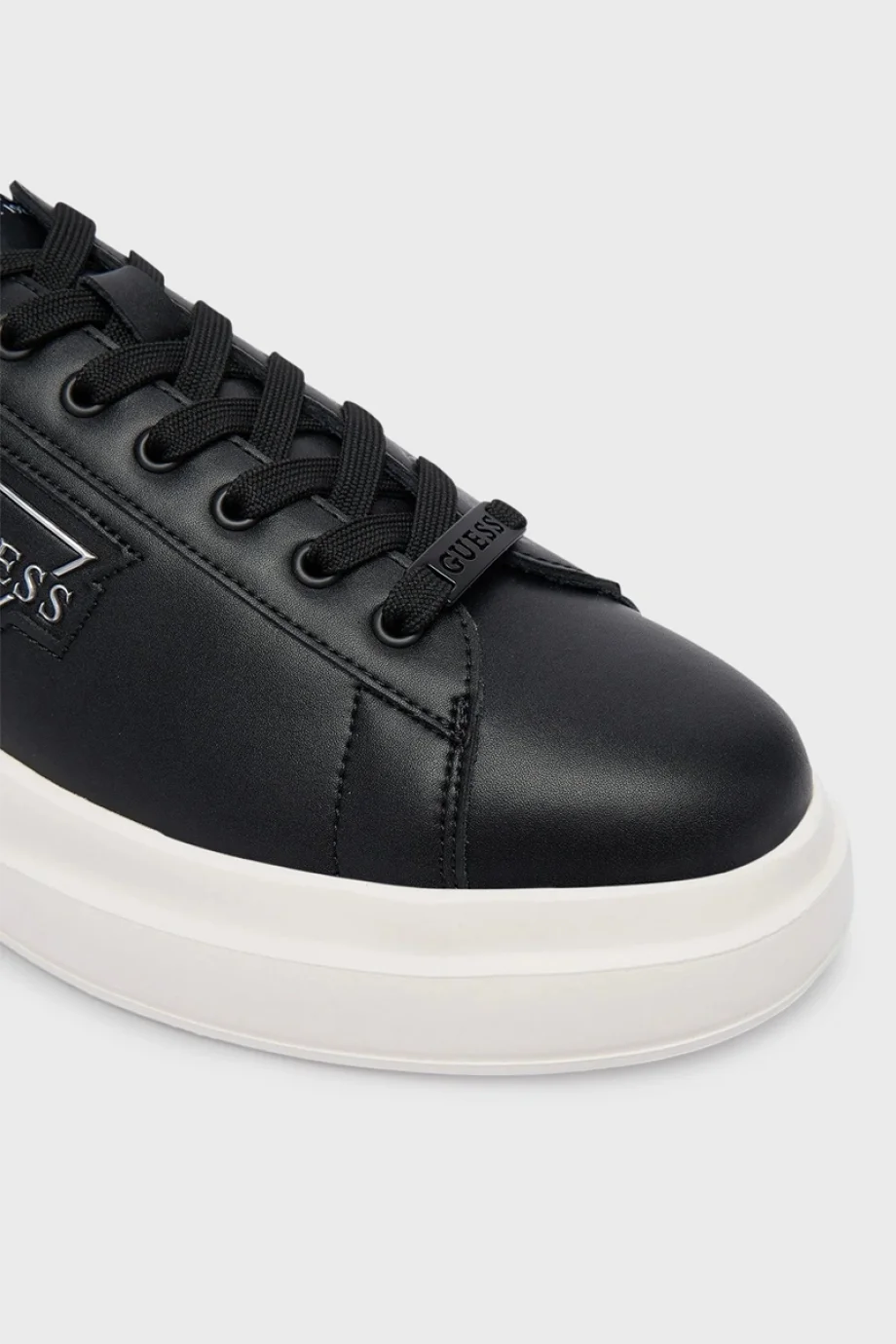 Guess Elban Erkek Siyah Deri Sneaker FMFBANLEL12-BLACK