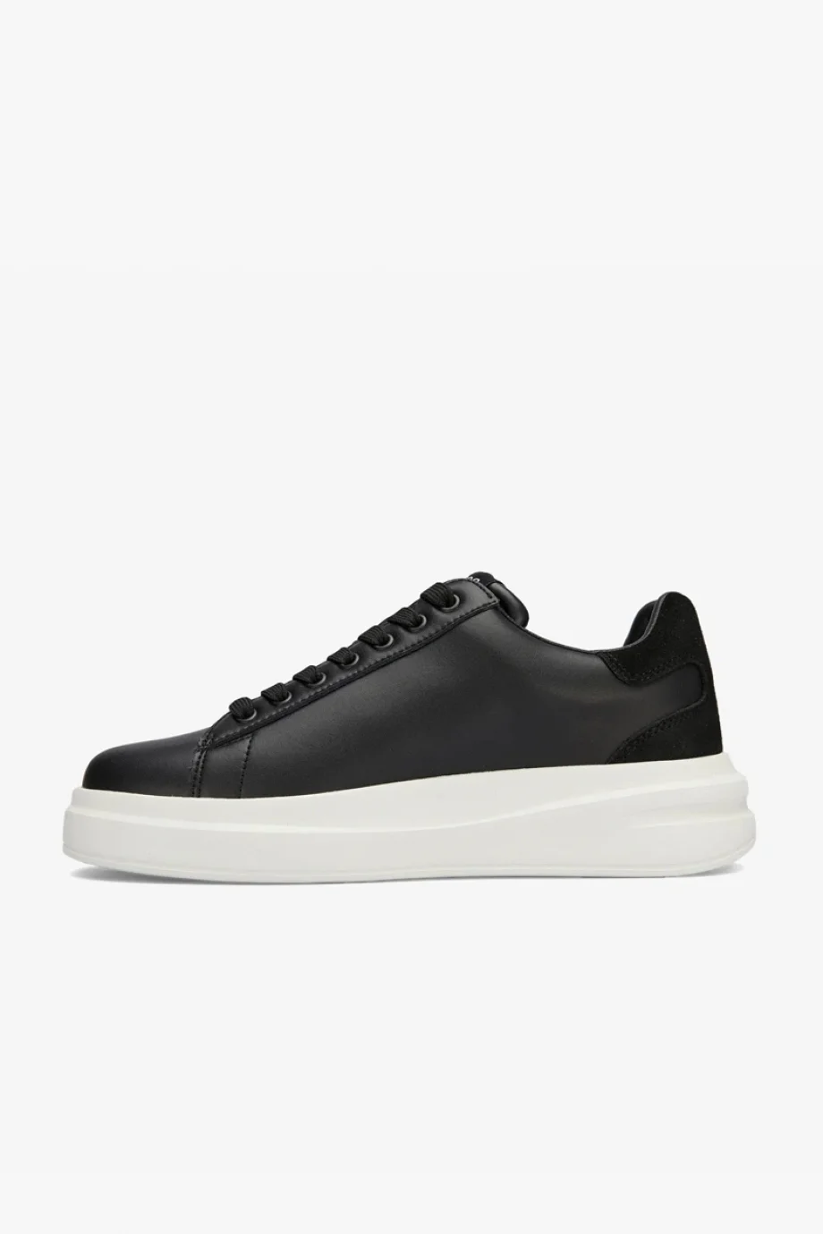 Guess Elbina Kadın Siyah Deri Sneaker FLPVIBSUE12-BLACK