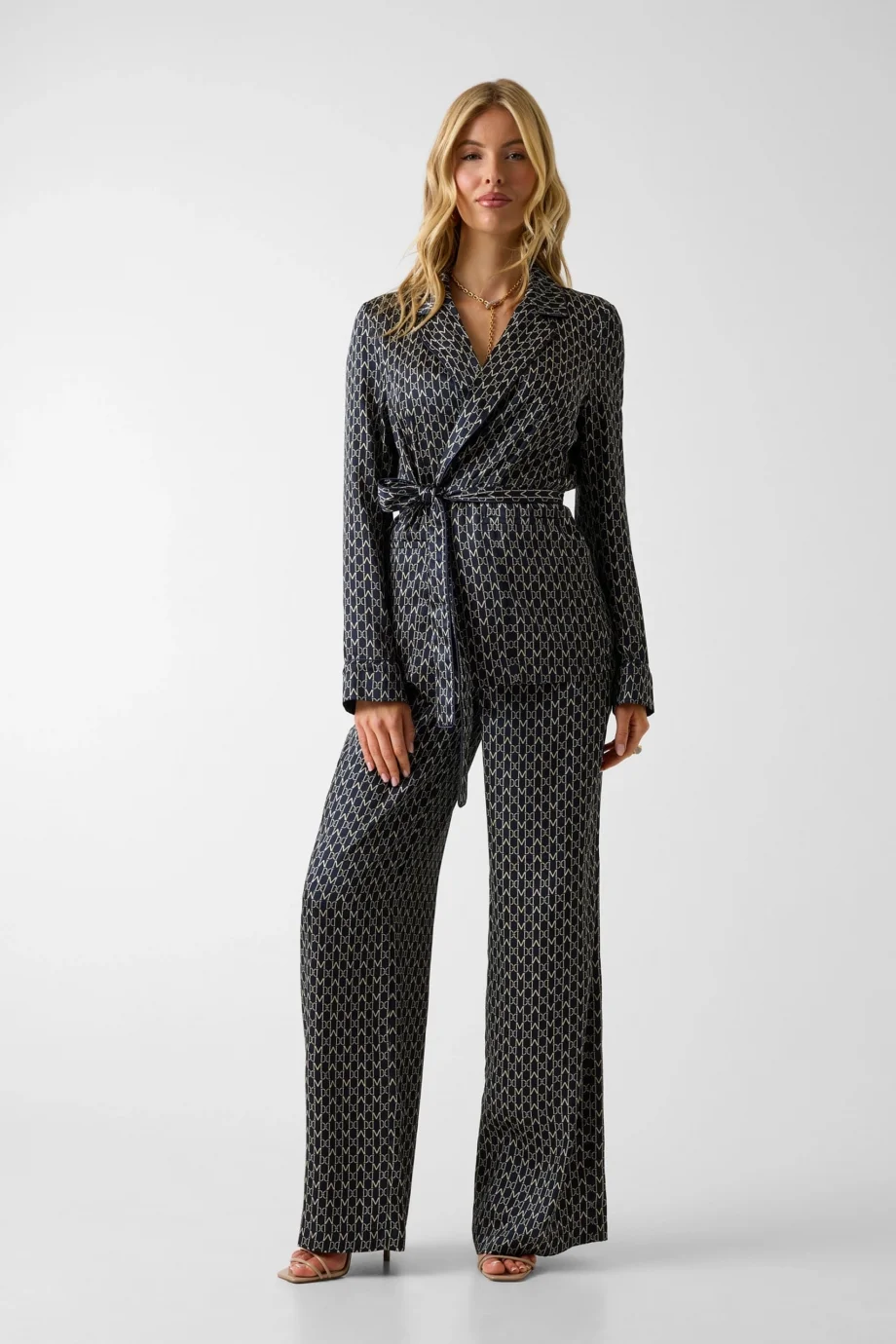 Guess Elida Kemerli Kadın Çok Renkli Blazer Ceket 6RGN087435A-PM7F