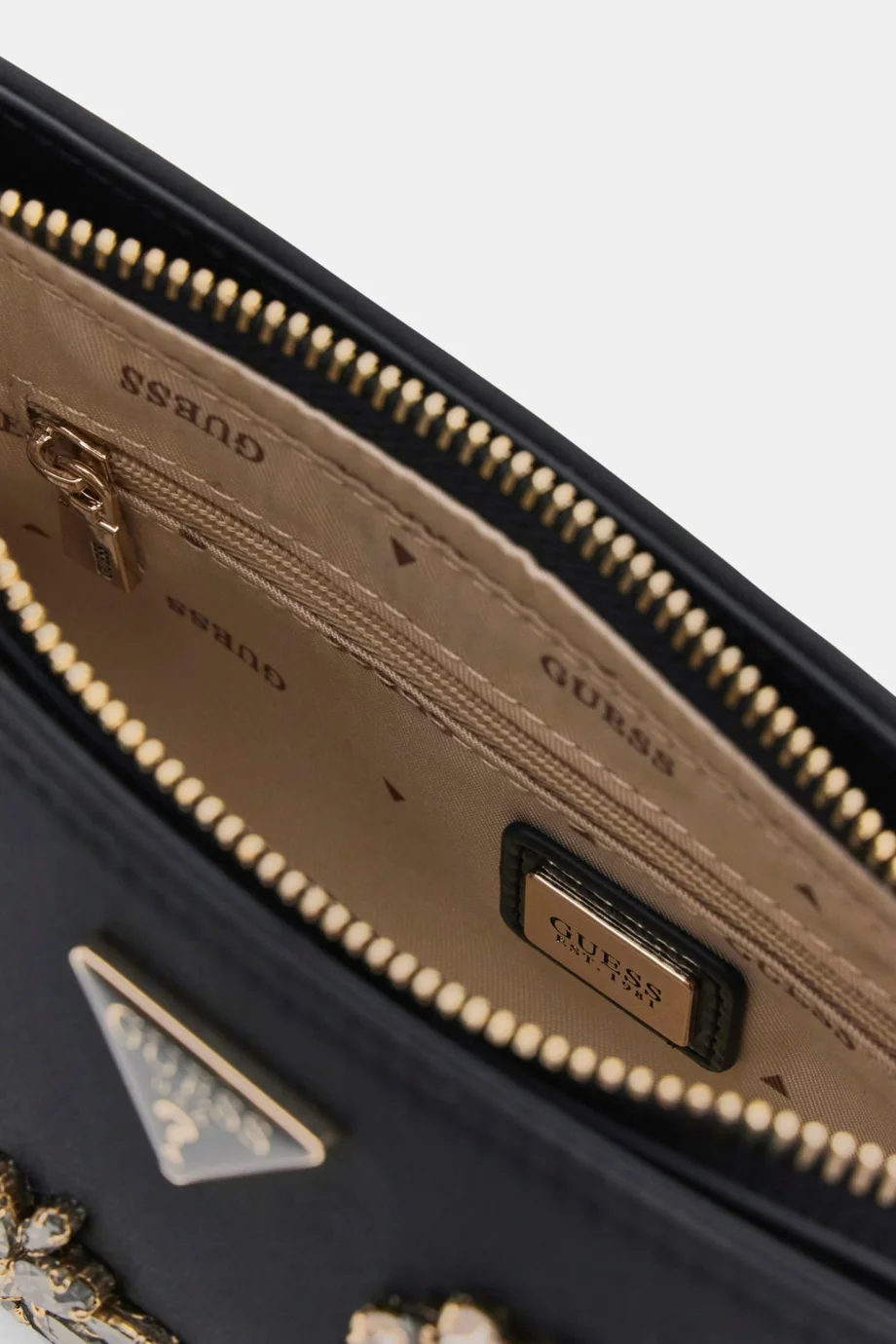 Guess Elsie Omuz Kadın Siyah Omuz Çantası HWSS9650170-BLA