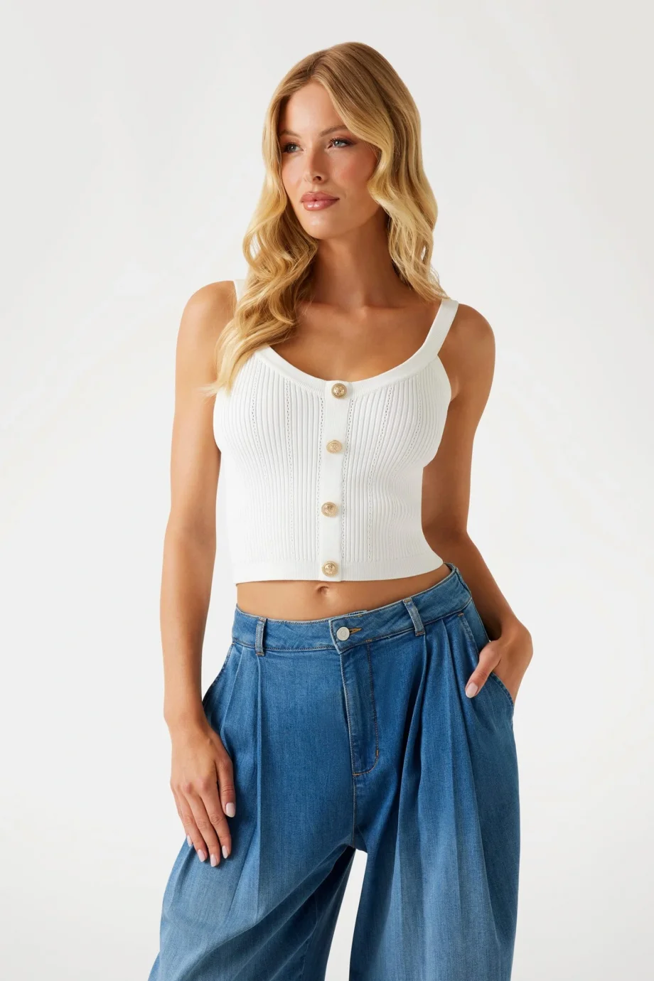 Guess Emmie Kadın Beyaz Triko W5YR10Z0130-G012