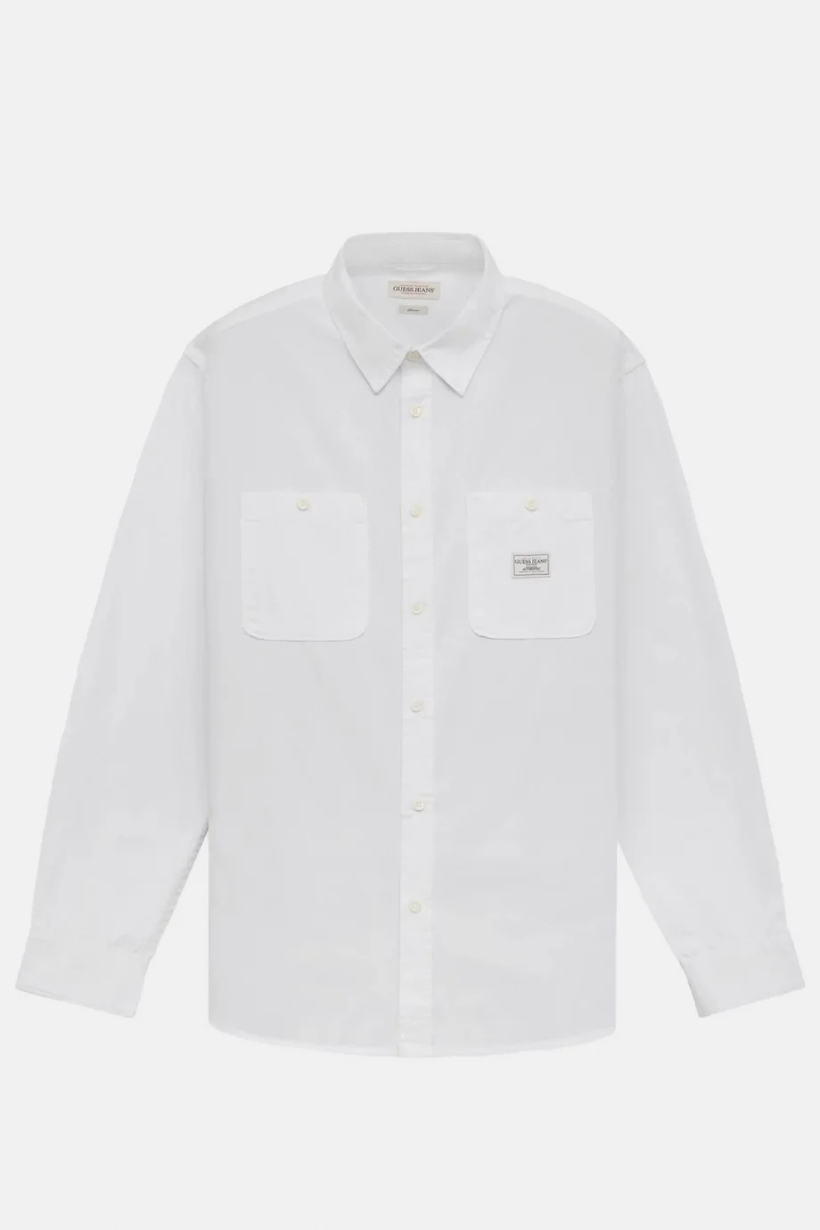 Guess  Erkek Beyaz Regular Fit Gömlek M4YH37WGCF1-G011