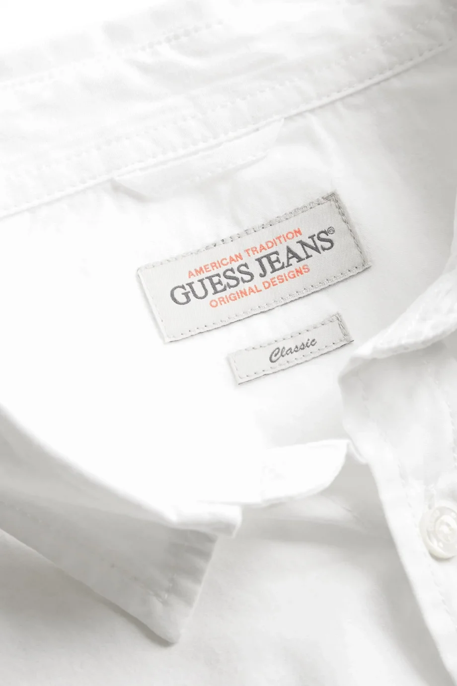 Guess  Erkek Beyaz Regular Fit Gömlek M4YH37WGCF1-G011