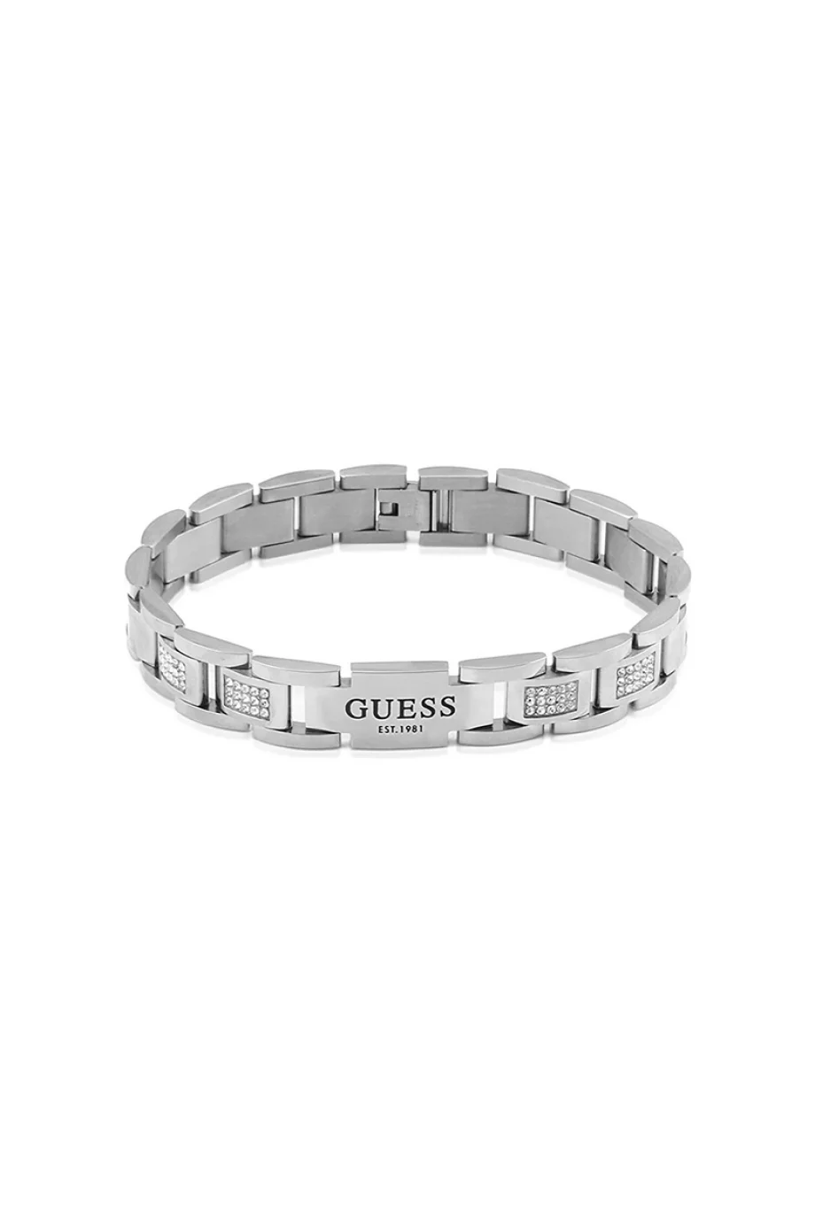 Guess Erkek Metalik Gri Bileklik JGUJUMB01342JWSTTU