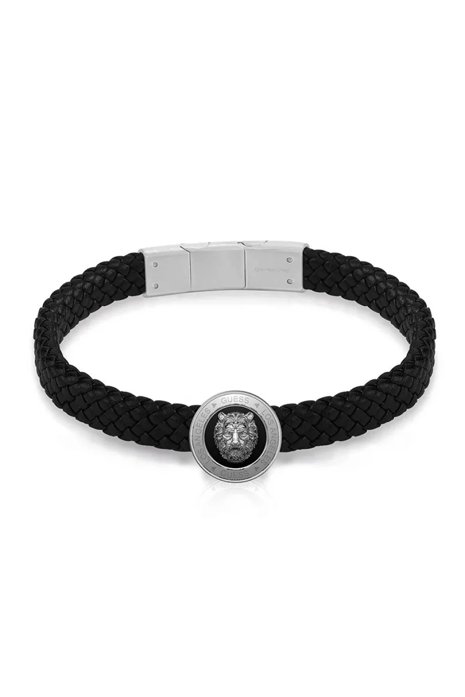 Guess Erkek Metalik Gri Bileklik JGUJUMB01312JWSTBKTU