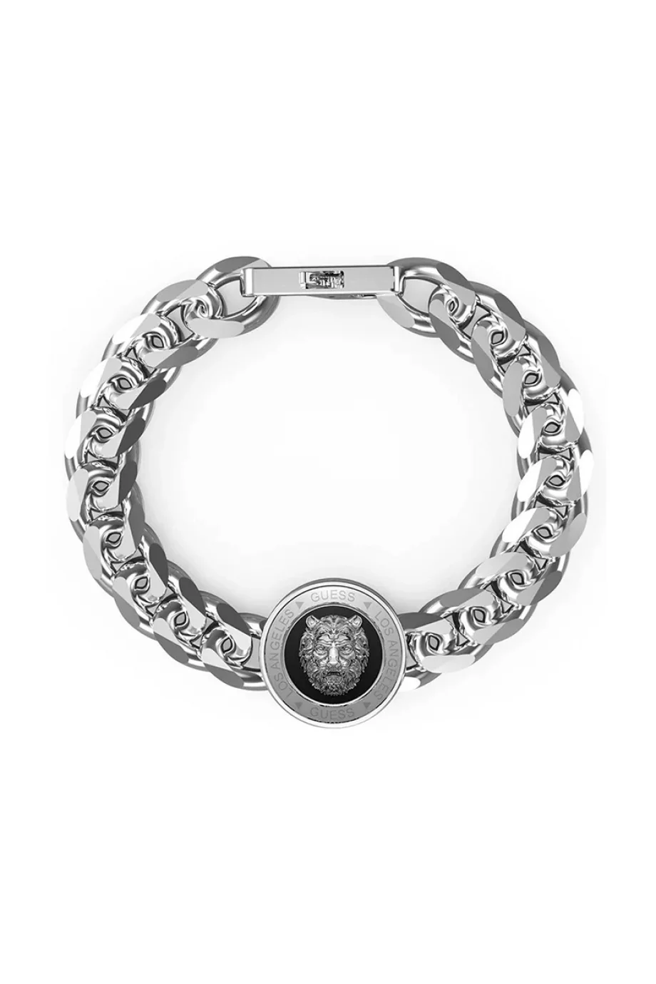 Guess Erkek Metalik Gri Bileklik JGUJUMB01314JWSTBKS