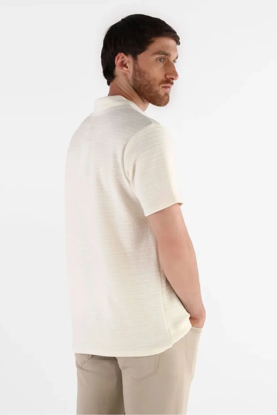 Guess Erkek Hero Monologo Beyaz T-Shirt M5BP72KH510-G018