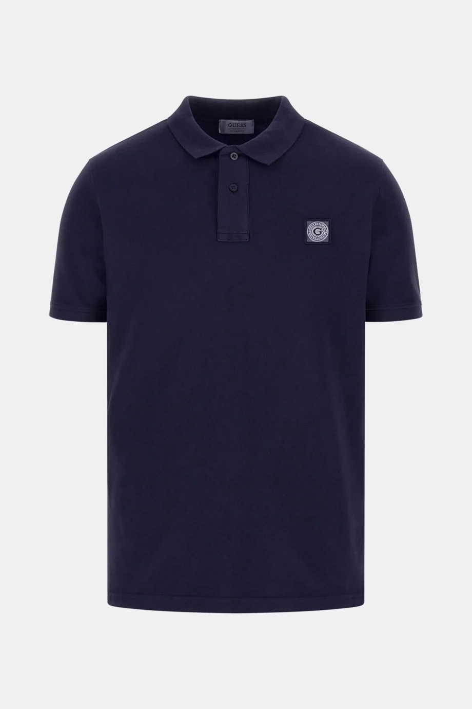 Guess Washed Erkek Lacivert Slim Fit Polo T-Shirt M2YP24KC9T1-G7V2