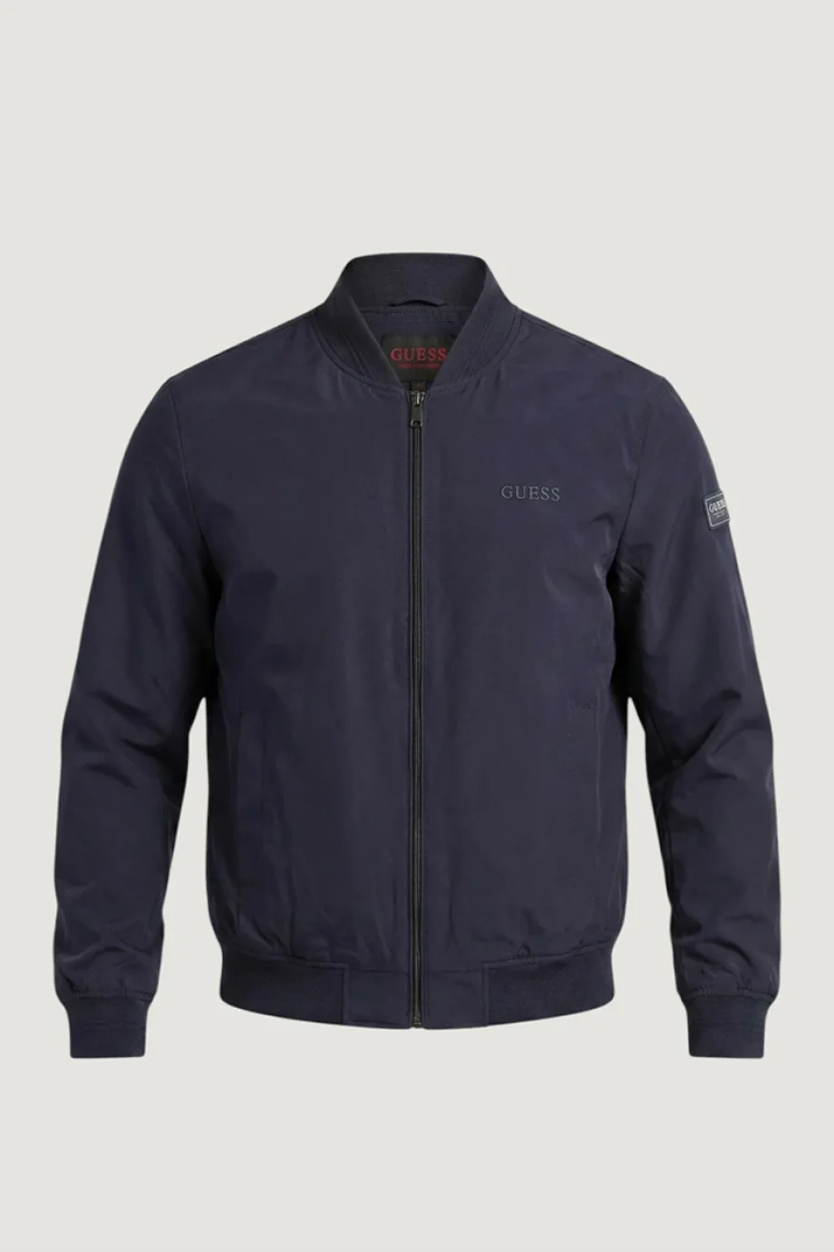 Guess Esnek Katlanabilir Bomber Erkek Lacivert Ceket M6RL09WJ362-G7V2