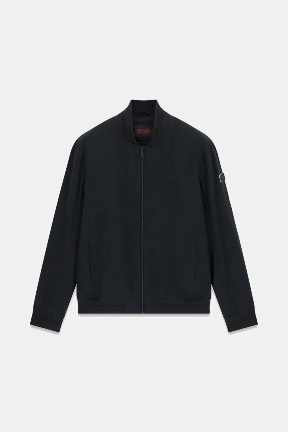 Guess Esnek Katlanabilir Bomber Erkek Siyah Ceket M6RL09WJ362-JBLK