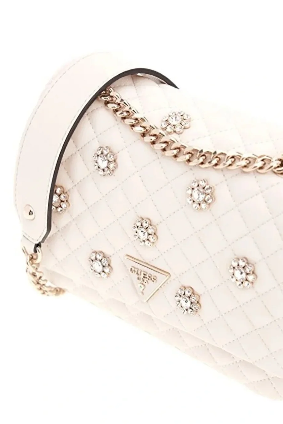 Guess Ever Flap Kadın Beyaz Omuz Çantası HWEG8679210-OFF