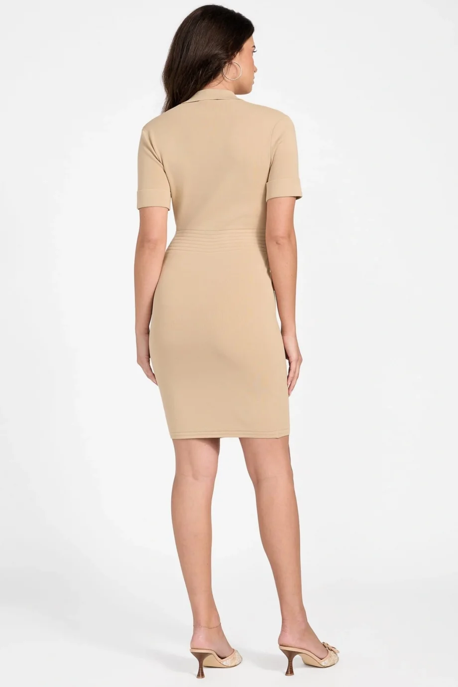 Guess Felicity Kadın Kahverengi Triko Elbise W5YK29Z0130-G1L7