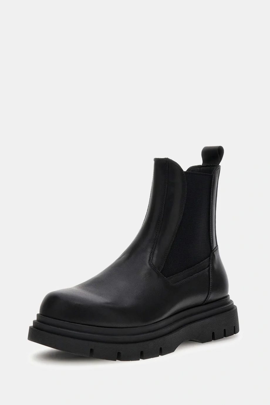 Guess Fergie Erkek Siyah Deri Bot FMFFERLEA10-BLACK