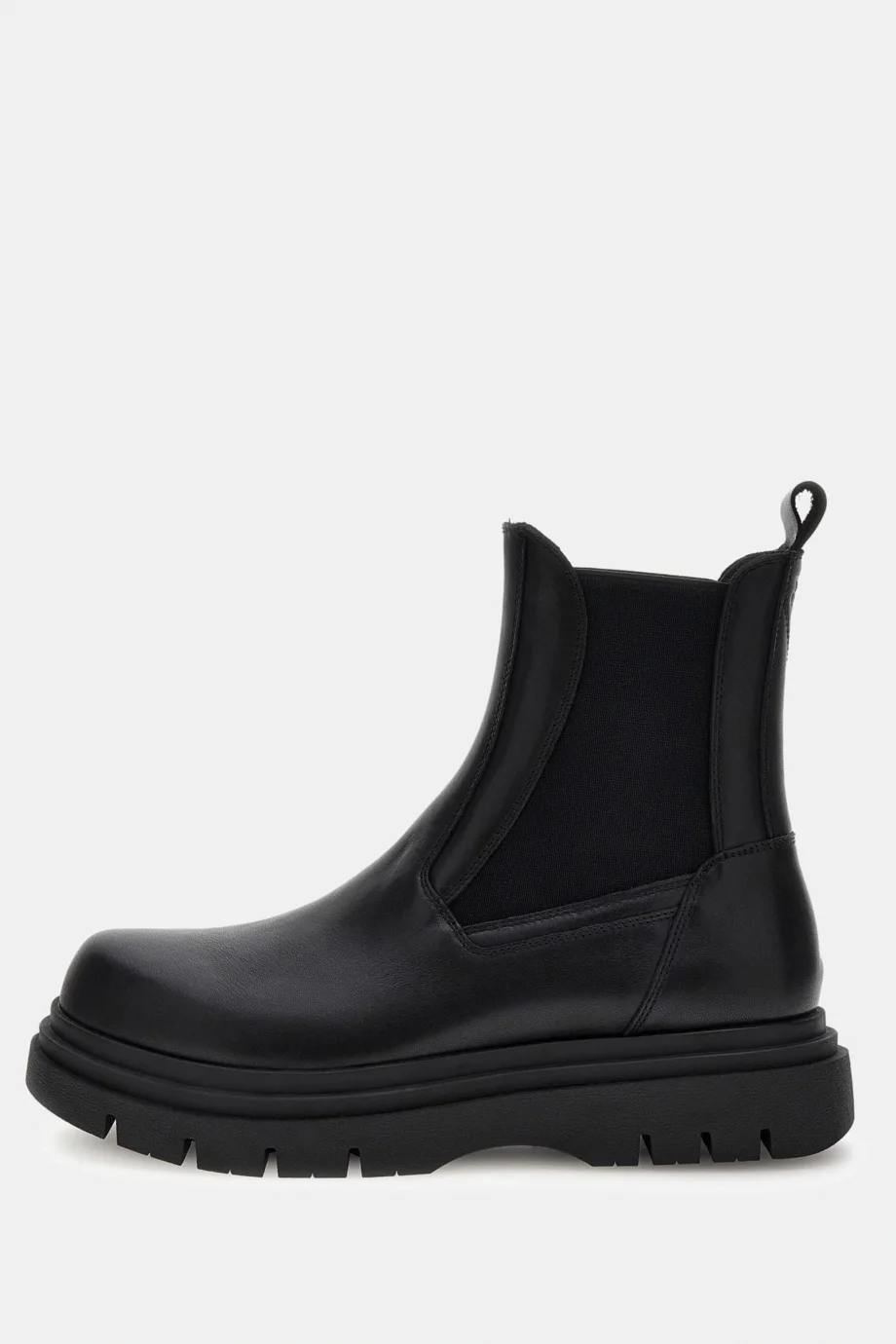 Guess Fergie Erkek Siyah Deri Bot FMFFERLEA10-BLACK