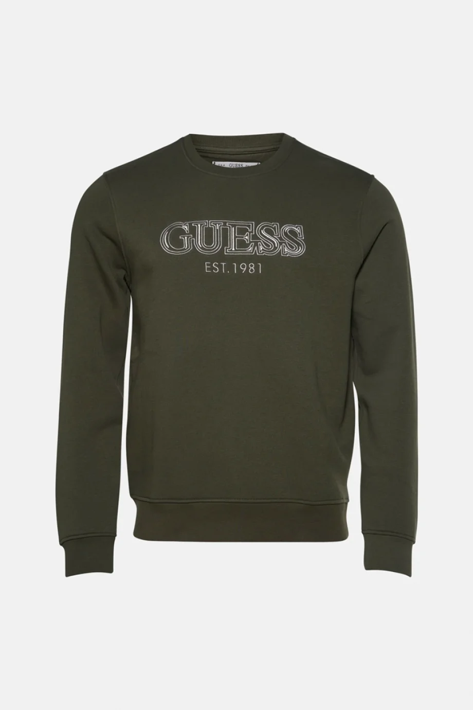 Guess Fleece Erkek Yeşil Sweatshirt M5BQ08K9Z21-A81U