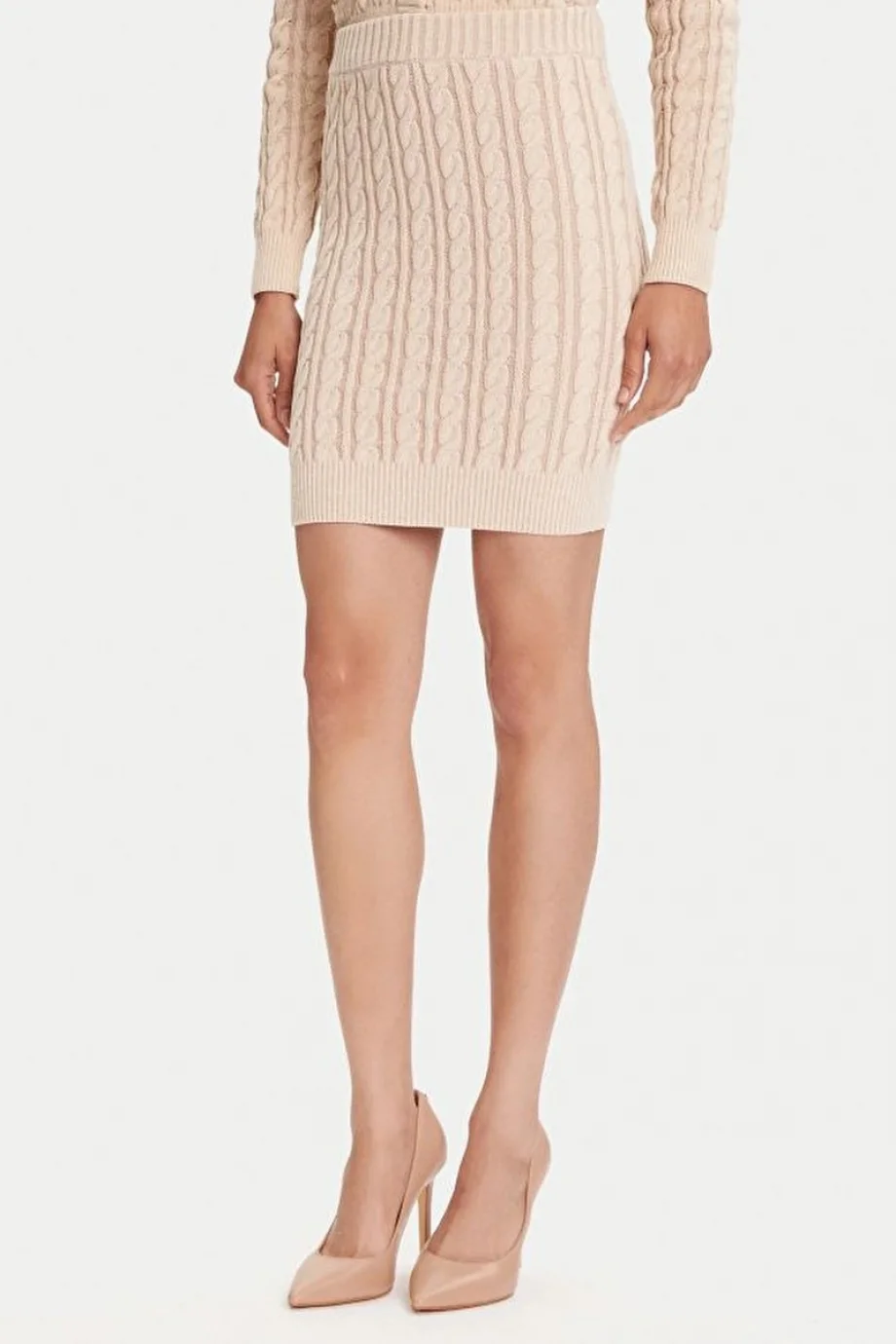 Guess Giselle Kadın Çok Renkli Kalem Triko Etek W5YD68Z3OU0-F0YH