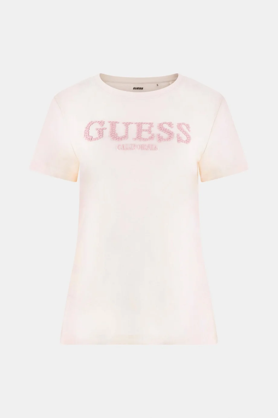 Guess Giuditta Bisiklet Yaka Kısa Kollu Kadın Beyaz T-shirt V6RI11J1314-G012