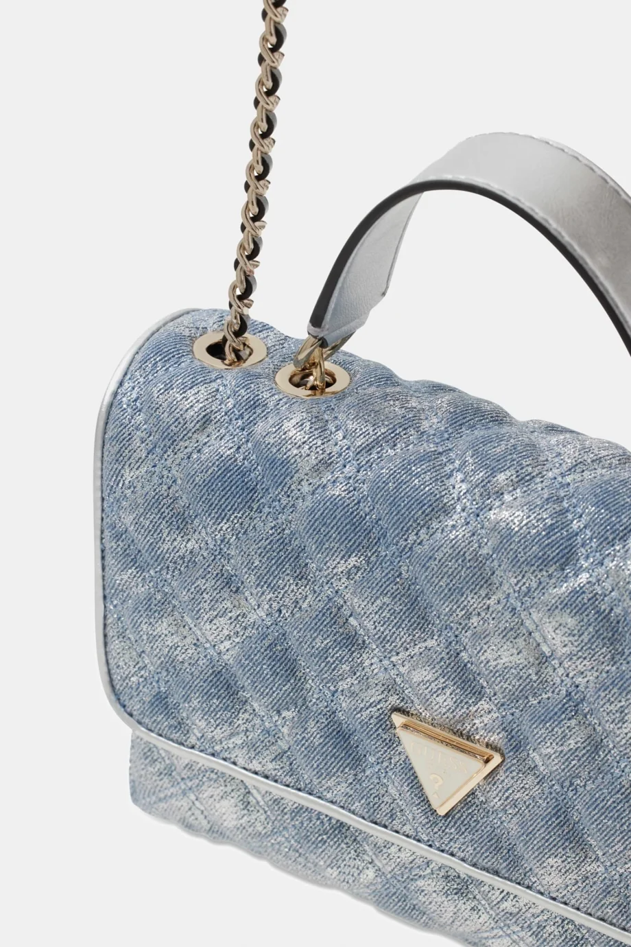 Guess Giully II 2 Bölmeli Dönüştürülebilir Kadın Mavi Çapraz Çanta HWDG9673200-MTD