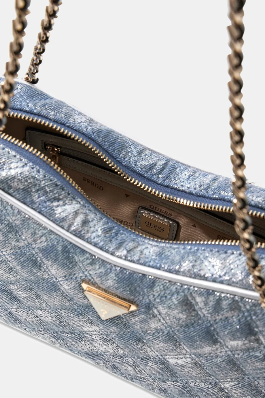 Guess Giully II Kadın Mavi Omuz Çantası HWDG9673090-MTD
