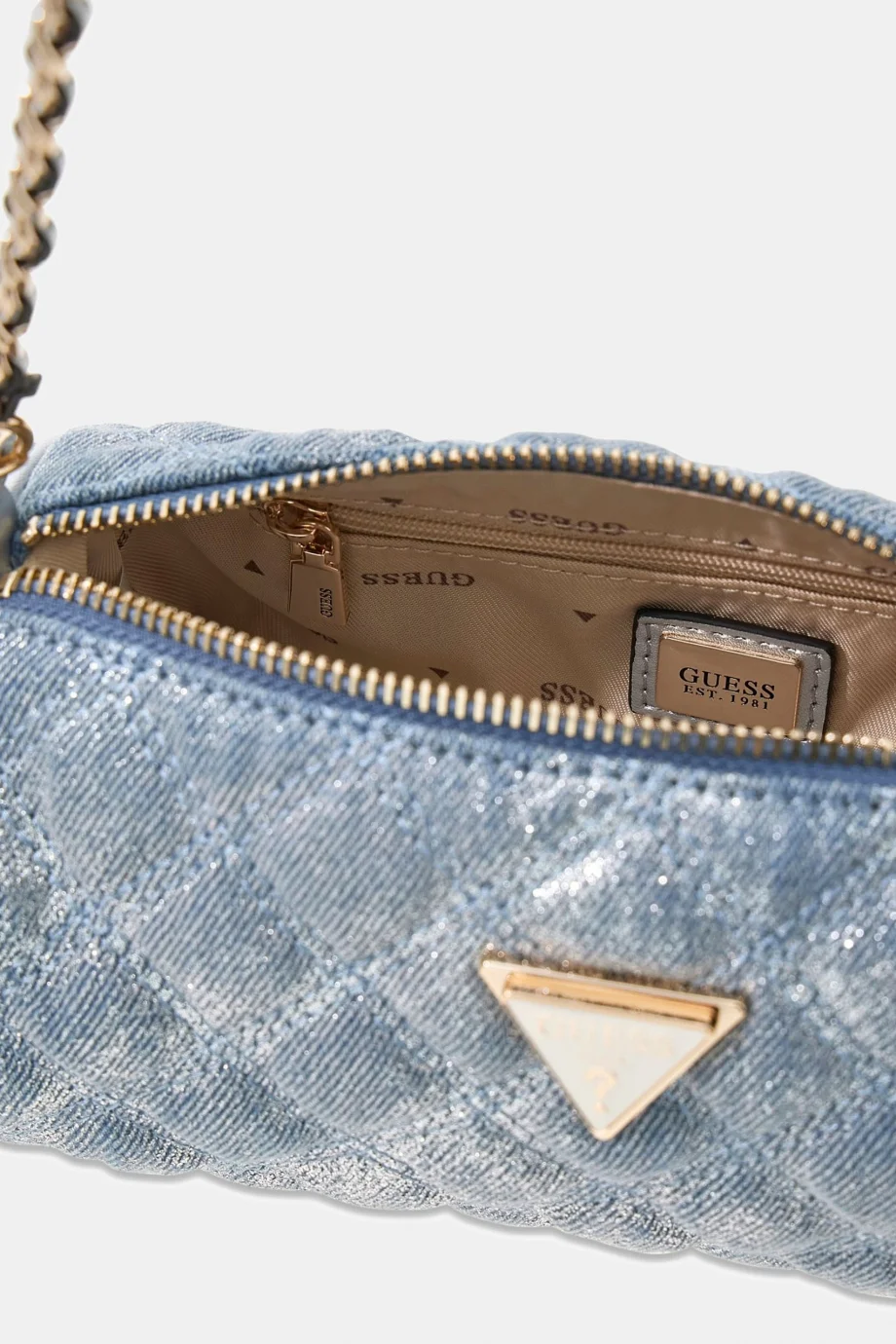 Guess Giully II Küçük Barre Kadın Mavi Çapraz Çanta HWDG9673720-MTD