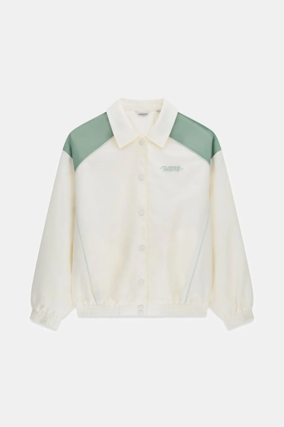 Guess GJ Heritage Rüzgarlık Kadın Krem Yağmurluk W6RL35WHAA2-G053