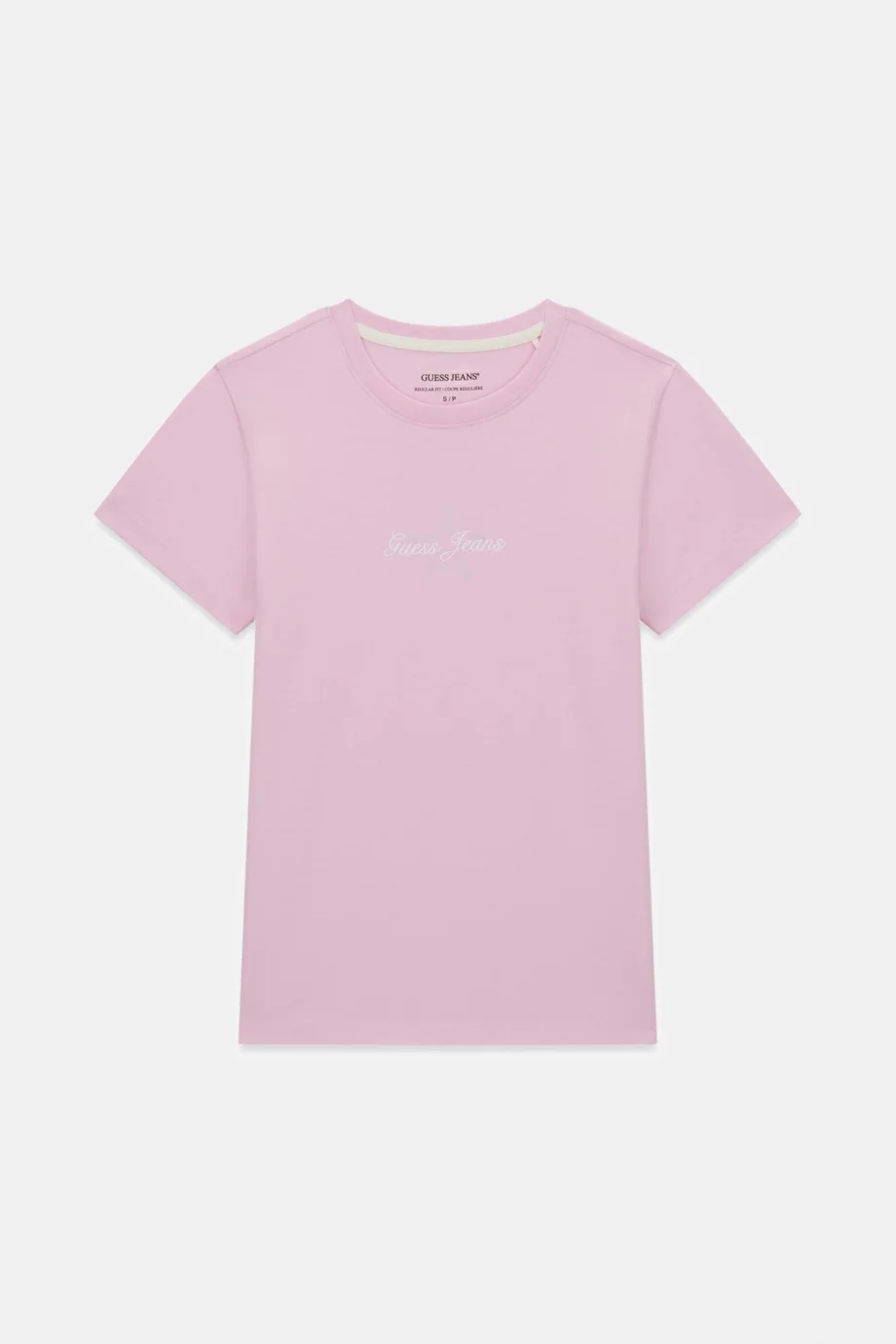 Guess GJ Kısa Kollu Bisiklet Yaka Normal Kesim Yıldız Nakışlı Kadın Pembe T-shirt W6RI18J1314-G65F