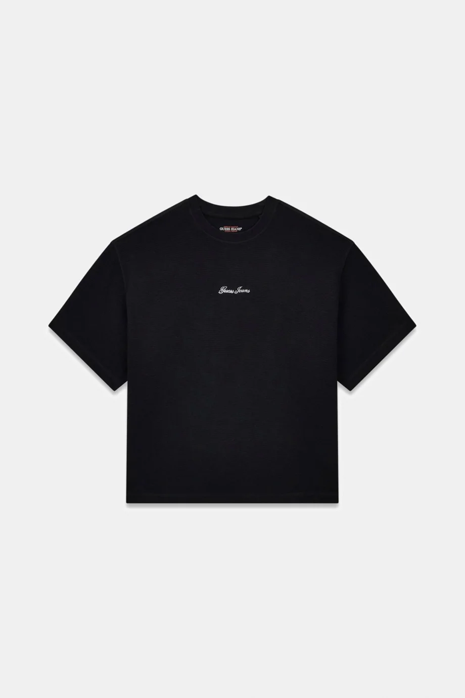 Guess GJ Kısa Kollu Kutulu Kesim Kısa Ottoman Erkek Siyah Top M6RP14KD461-JBLK
