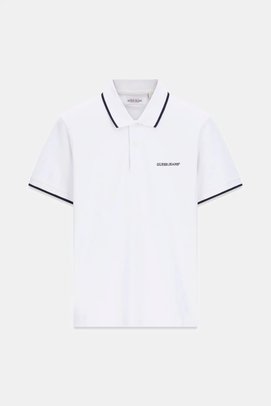 Guess GJ Normal Kesim Nakışlı Kısa Kollu Çizgili Detaylı Polo Yakalı Erkek Çok Renkli Polo T-shirt M6RP24KCJV1-SM0Q