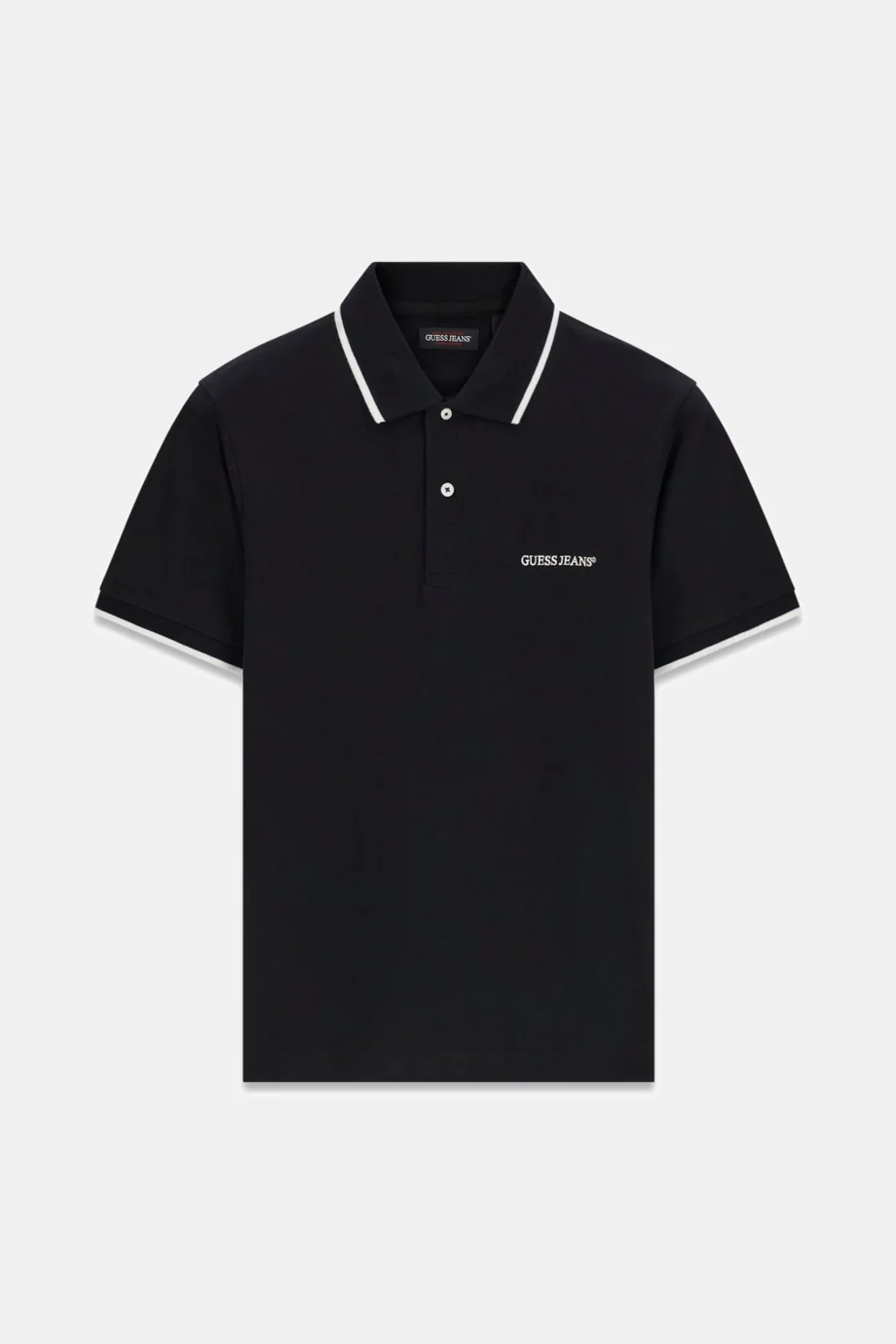 Guess GJ Normal Kesim Nakışlı Kısa Kollu Çizgili Detaylı Polo Yakalı Erkek Çok Renkli Polo T-shirt M6RP24KCJV1-S9HJ