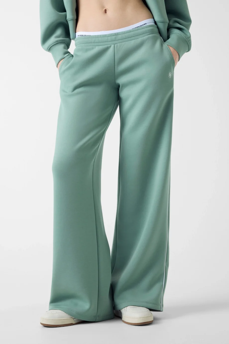 Guess GJ Scuba Eşofman Kadın Yeşil Pantolon W6RB43KD122-G8FD