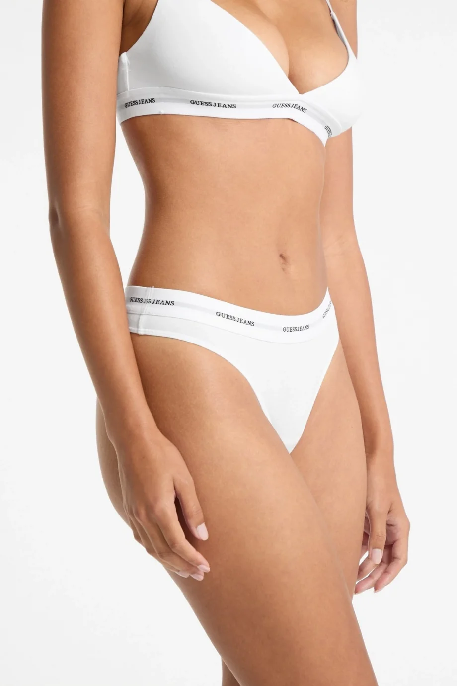 Guess Gj Thong Kadın Beyaz Modal Karışımlı Tanga Külot W4BZ29KBBU1-G011
