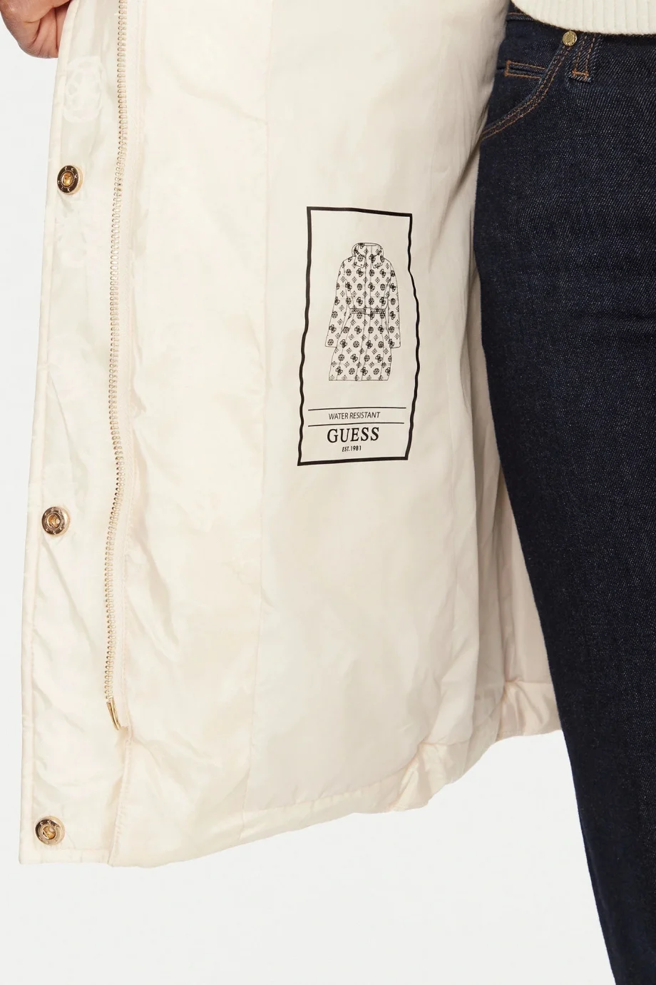 Guess Imma Kadın Krem Mont W5BL44W2912-G1F7