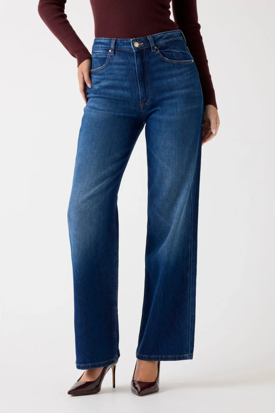 Guess Indigo Kadın Çok Renkli Relaxed Fit Jean W5BA1AD0615-ECWS