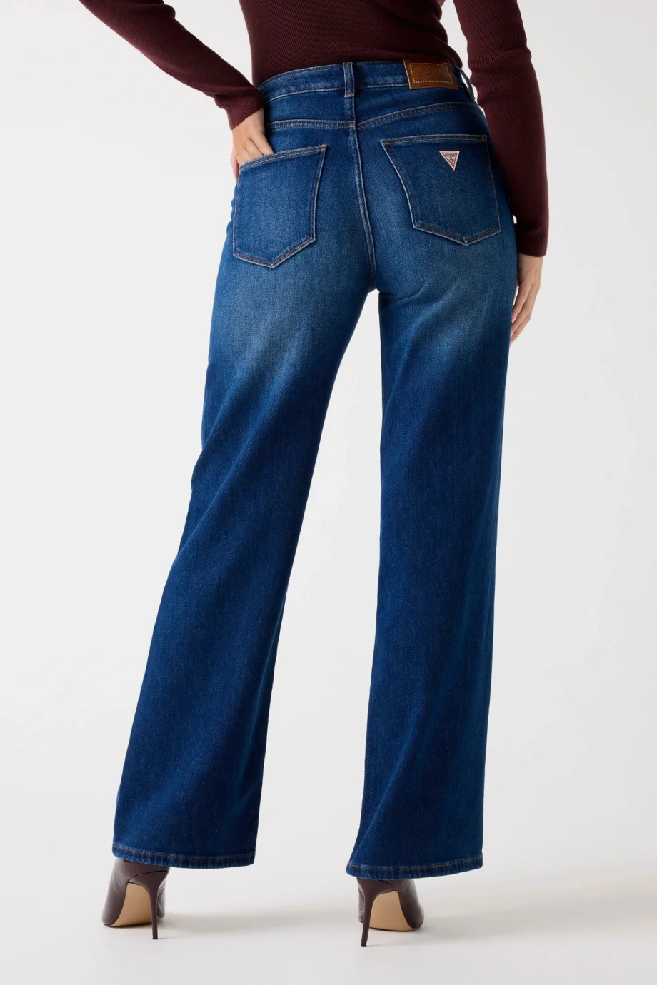 Guess Indigo Kadın Çok Renkli Relaxed Fit Jean W5BA1AD0615-ECWS