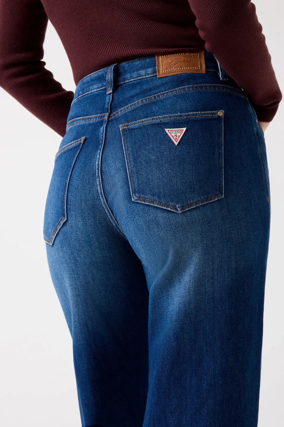 Guess Indigo Kadın Çok Renkli Relaxed Fit Jean W5BA1AD0615-ECWS