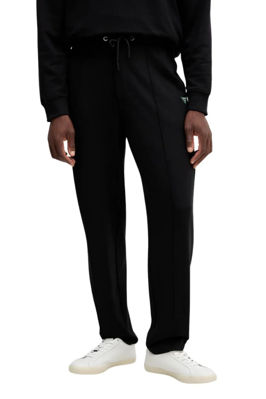 Guess Interlock Erkek Siyah Slim Fit Eşofman Altı M5YB18KCBR2-JBLK