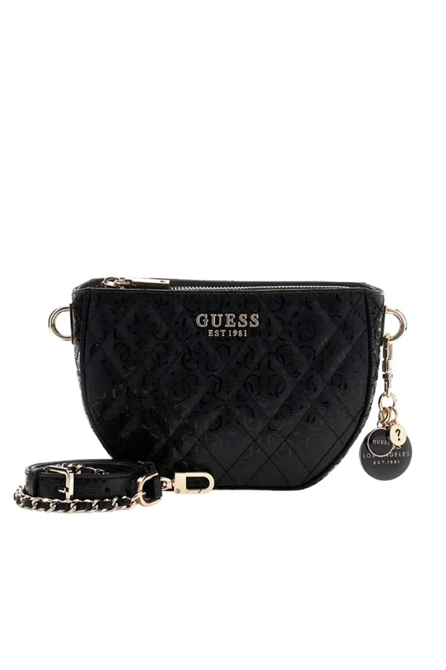 Guess Isemay Mini Çapraz Askılı Kadın Siyah Çapraz Çanta HWGG9628720-BLA