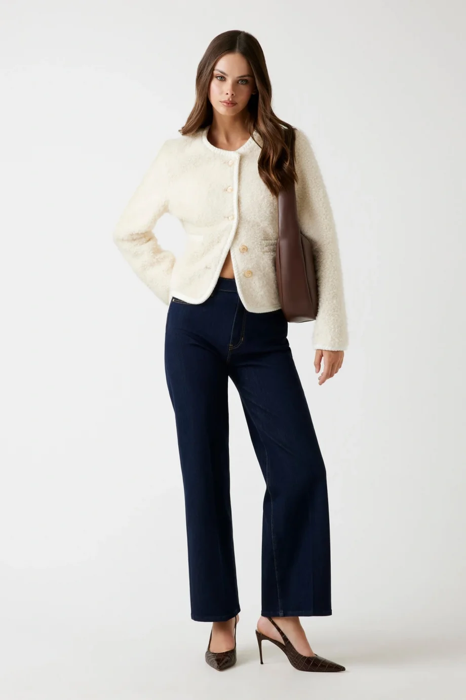 Guess Ivana Kadın Beyaz Kürk W5BL69W3860-F0D9