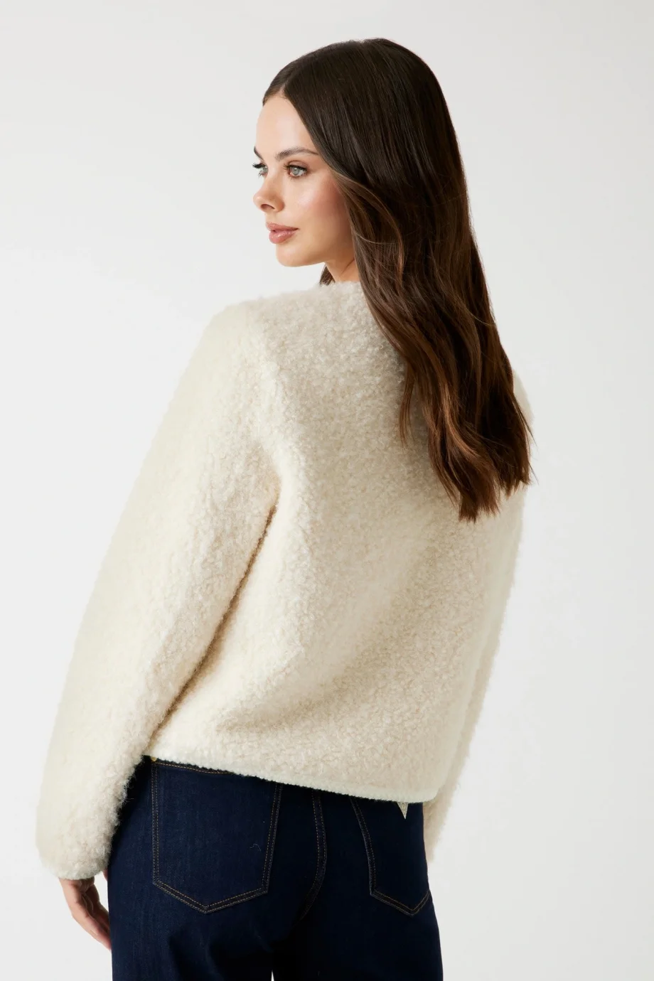 Guess Ivana Kadın Beyaz Kürk W5BL69W3860-F0D9