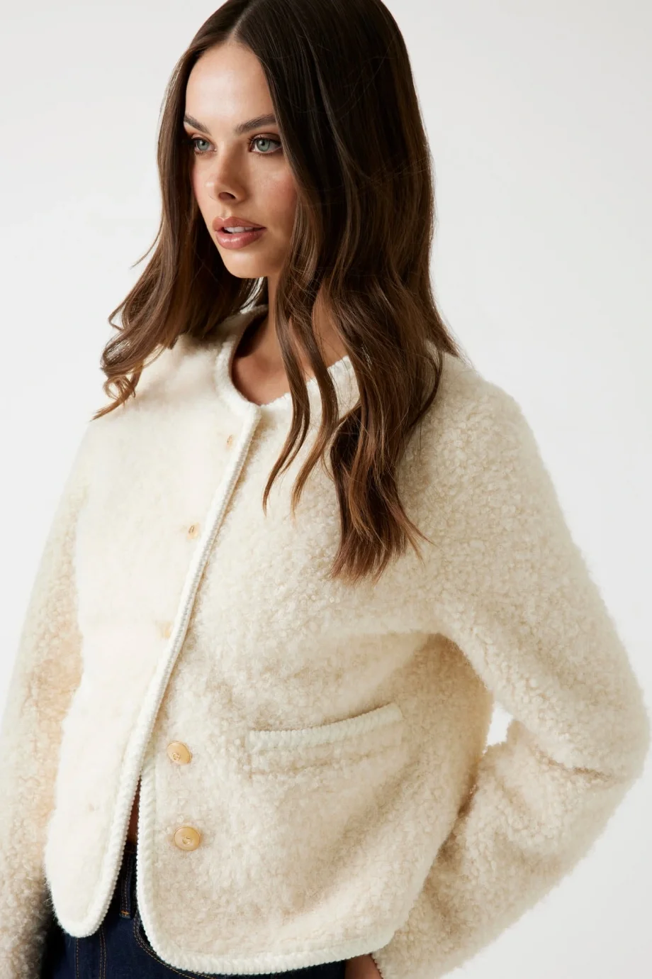 Guess Ivana Kadın Beyaz Kürk W5BL69W3860-F0D9