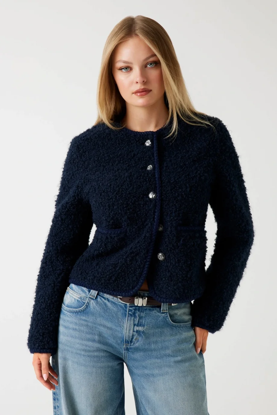 Guess Ivana Kadın Mavi Kürk W5BL69W3860-G77G