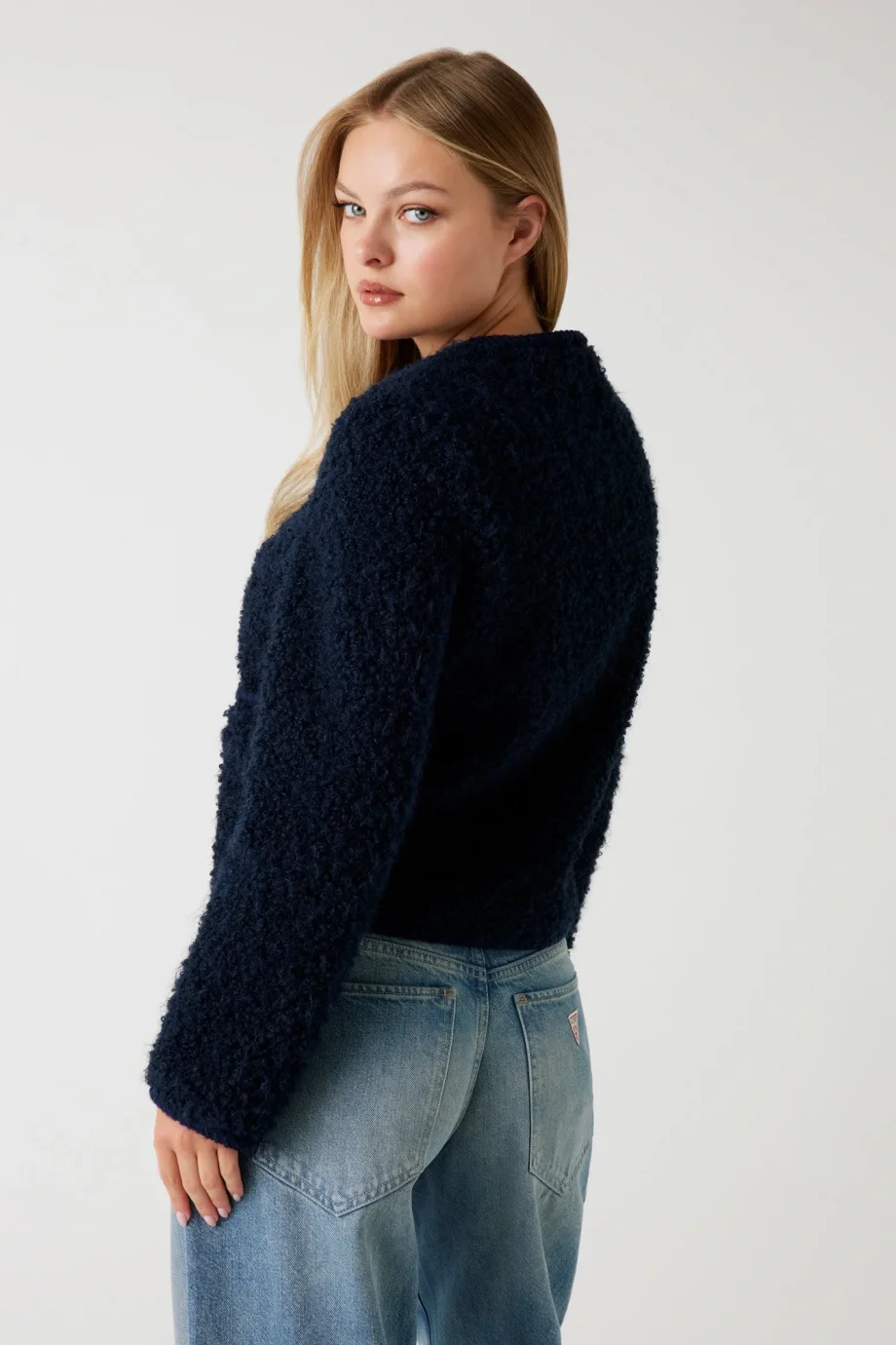 Guess Ivana Kadın Mavi Kürk W5BL69W3860-G77G